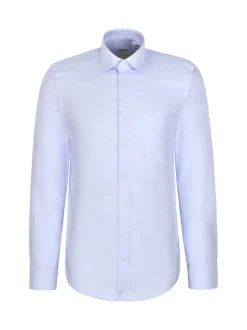 Seidensticker Herren Business Hemd - Regular Fit in hellblau