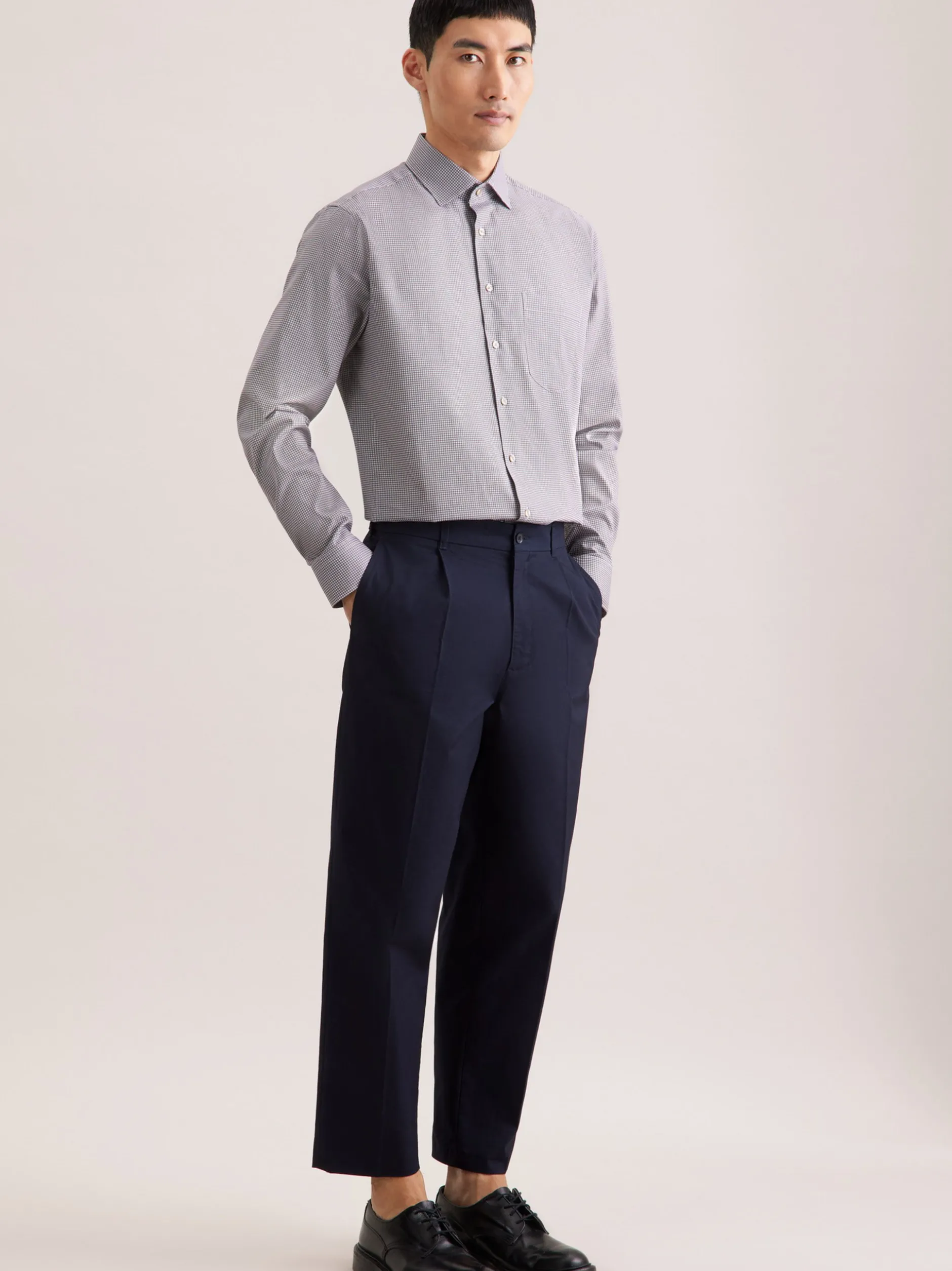 Seidensticker Herren Business Hemd - Regular Fit in grau