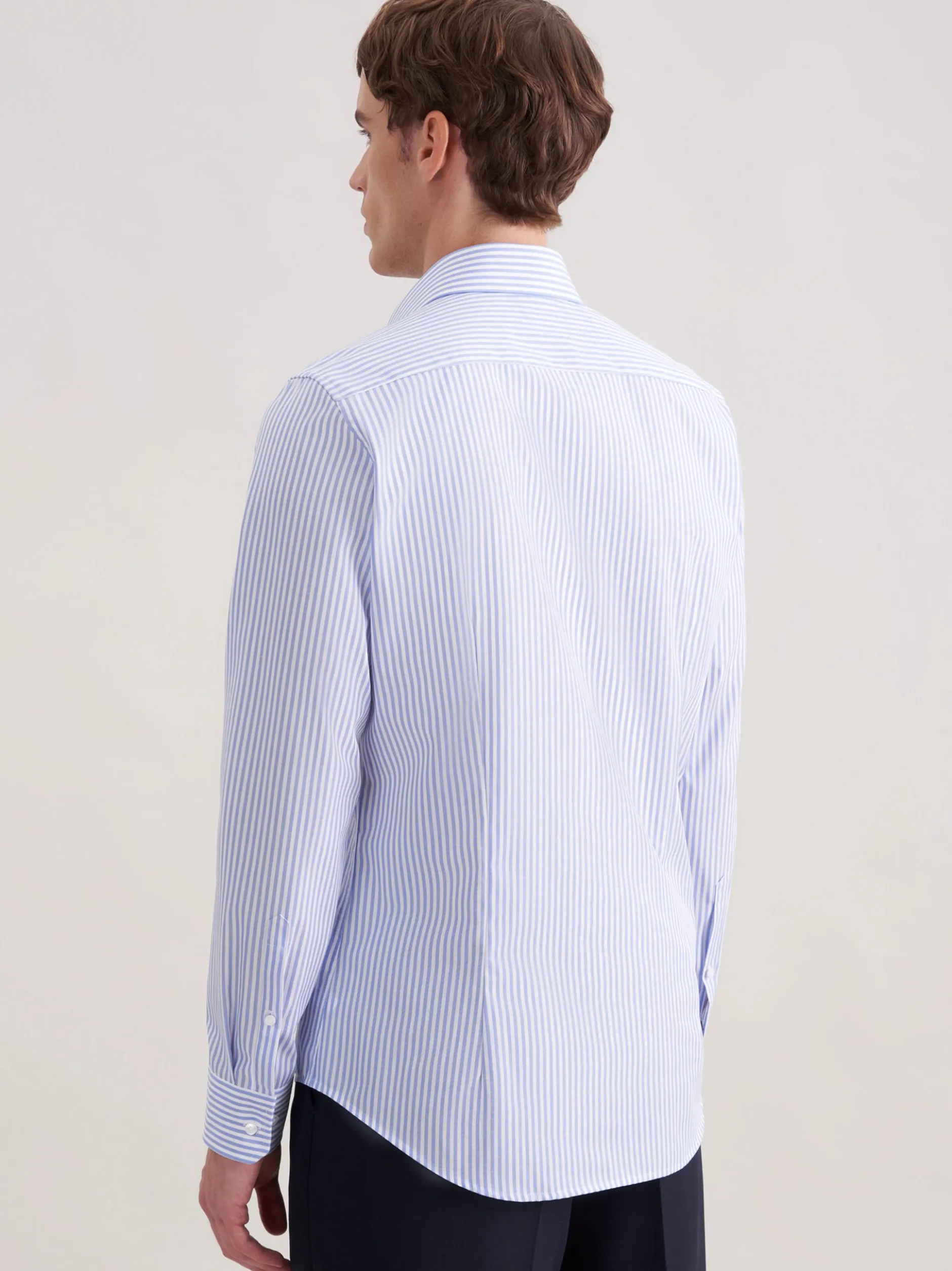 Seidensticker Herren Business Hemd - Slim Fit in blau