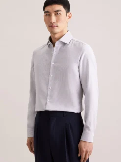 Seidensticker Herren Business Hemd - Shaped Fit in grau