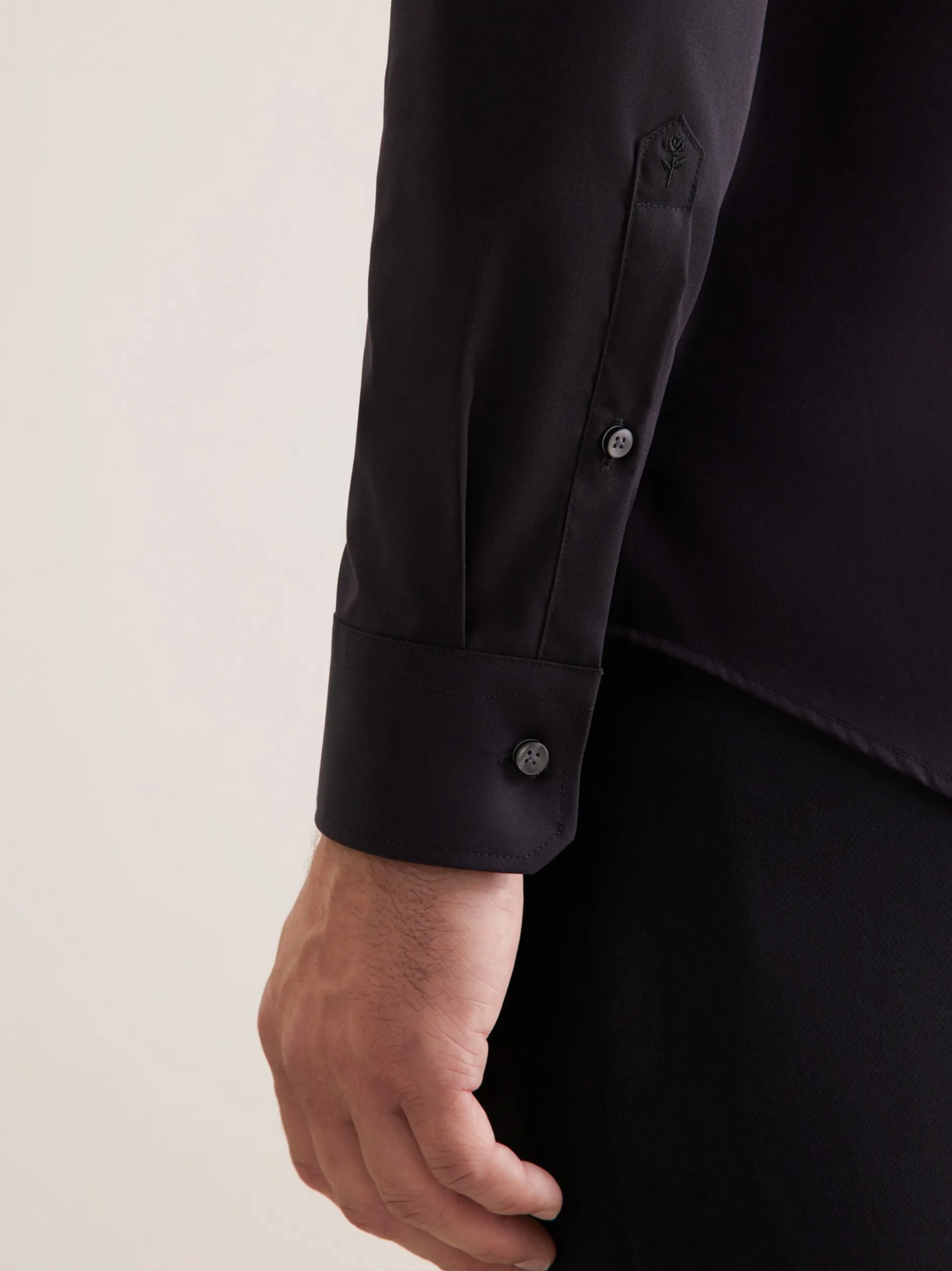 Seidensticker Herren Business Hemd - Slim Fit in schwarz
