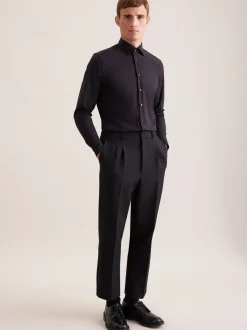 Seidensticker Herren Business Hemd - Slim Fit in schwarz