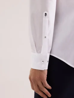 Seidensticker Herren Business Hemd - Shaped Fit in weiß