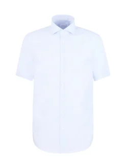 Seidensticker Herren Business Hemd - Regular Fit in blau
