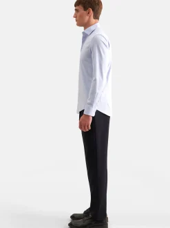 Seidensticker Herren Business Hemd - Slim Fit in blau