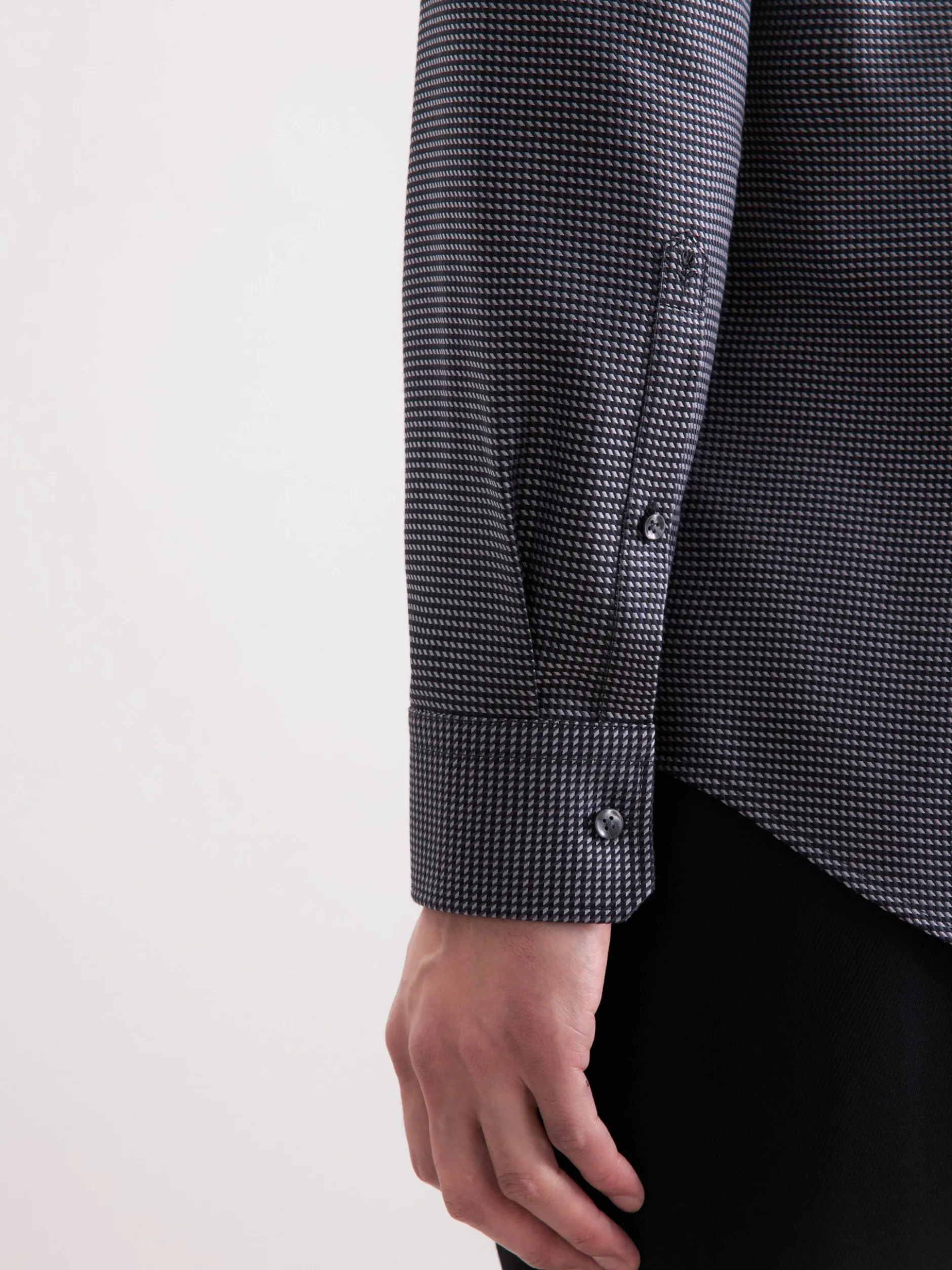 Seidensticker Herren Business Hemd - Shaped Fit in grau
