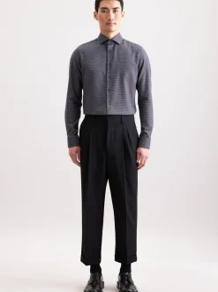 Seidensticker Herren Business Hemd - Shaped Fit in grau