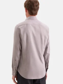 Seidensticker Herren Business Hemd - Shaped Fit in braun
