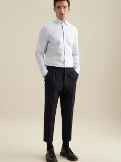 Seidensticker Herren Business Hemd - X-Slim Fit in hellblau