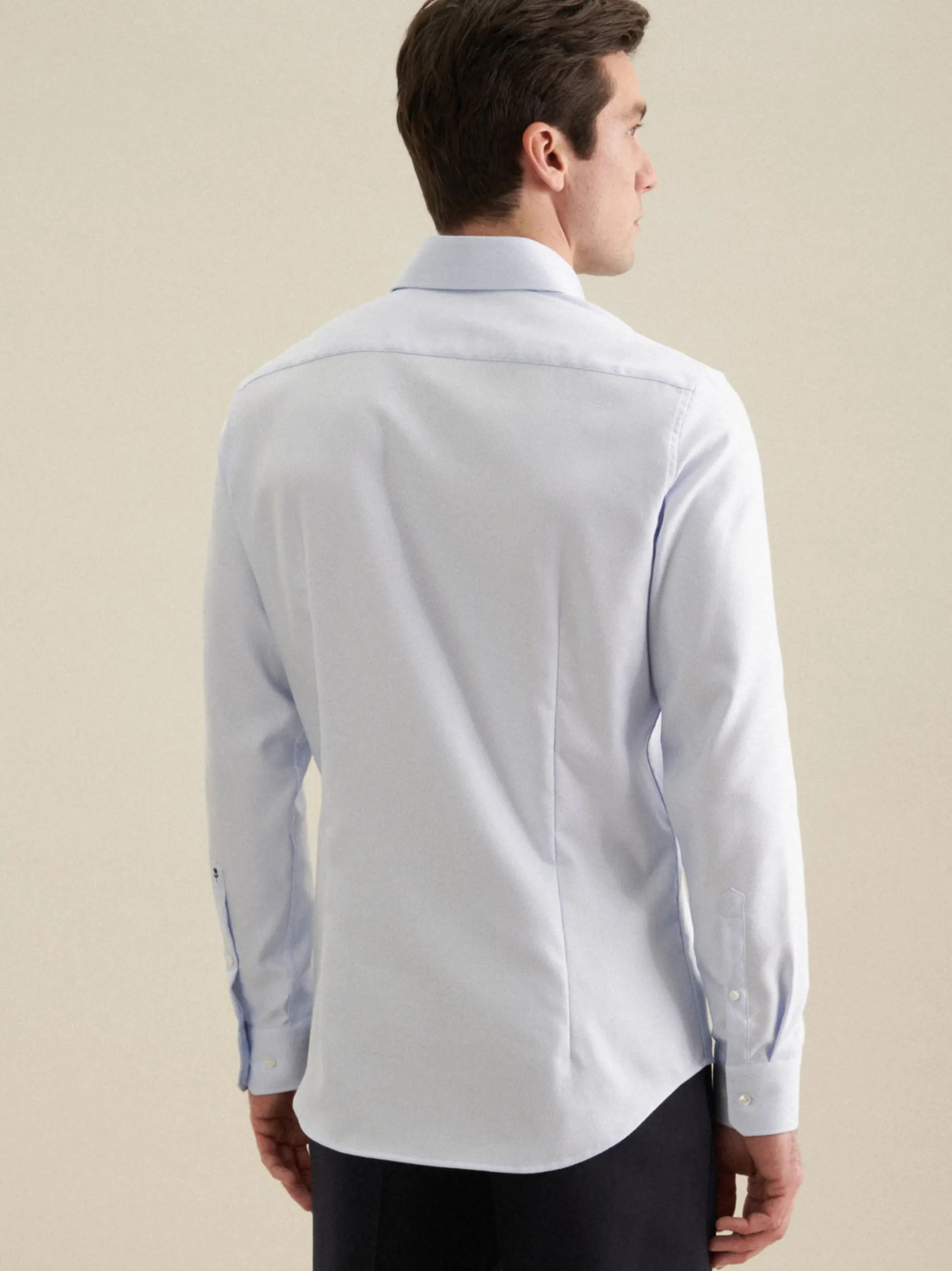 Seidensticker Herren Business Hemd - Slim Fit in hellblau
