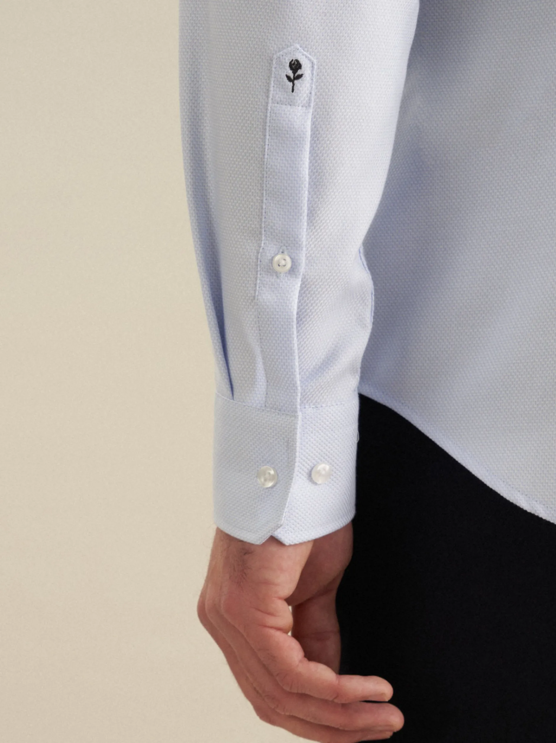 Seidensticker Herren Business Hemd - Slim Fit in hellblau