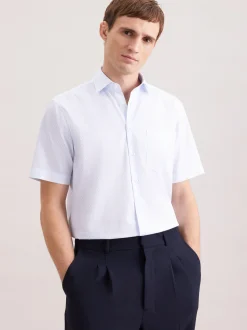 Seidensticker Herren Business Hemd - Regular Fit in hellblau