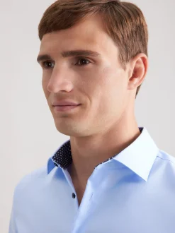 Seidensticker Herren Business Hemd - X-Slim Fit in hellblau