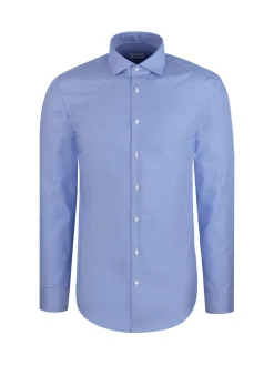 Seidensticker Herren Business Hemd - Shaped Fit in blau