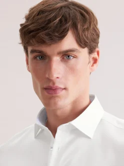 Seidensticker Herren Business Hemd - Slim Fit in weiß