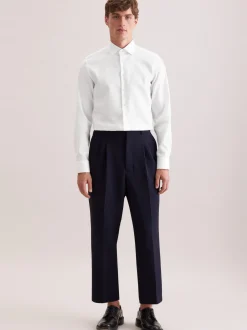 Seidensticker Herren Business Hemd - Slim Fit in weiß