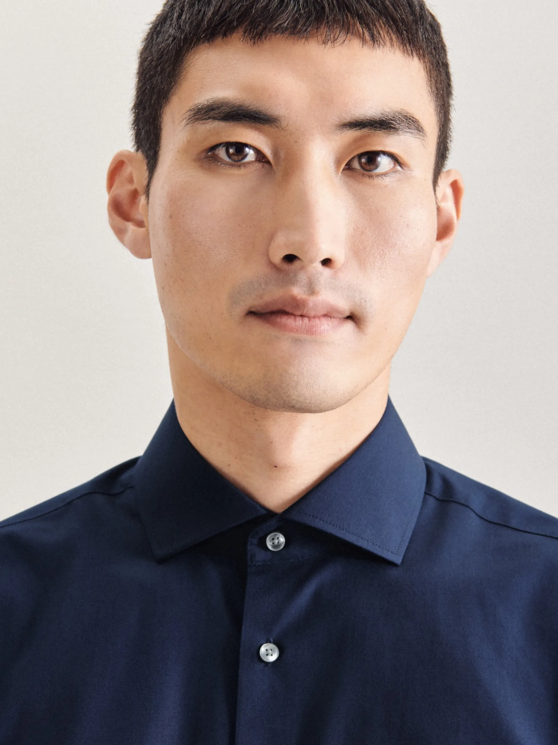 Seidensticker Herren Business Hemd - Regular Fit in blau