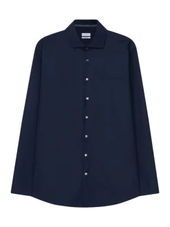 Seidensticker Herren Business Hemd - Regular Fit in blau