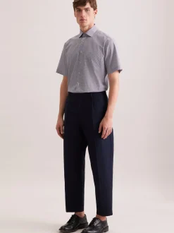 Seidensticker Herren Business Hemd - Regular Fit in grau