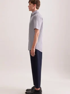 Seidensticker Herren Business Hemd - Regular Fit in grau