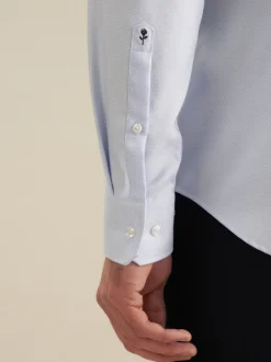 Seidensticker Herren Business Hemd - Shaped Fit in hellblau