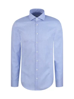 Seidensticker Herren Business Hemd - Shaped Fit in blau