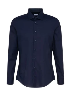 Seidensticker Herren Business Hemd - Slim Fit in blau