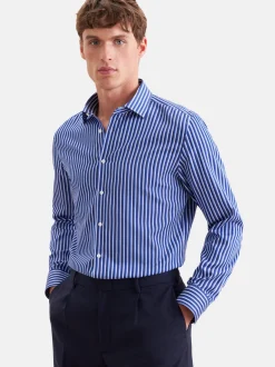 Seidensticker Herren Business Hemd - Shaped Fit in blau