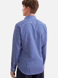 Seidensticker Herren Business Hemd - Shaped Fit in blau