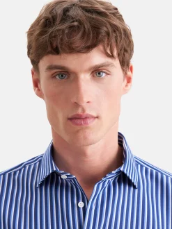 Seidensticker Herren Business Hemd - Shaped Fit in blau