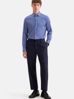 Seidensticker Herren Business Hemd - Shaped Fit in blau