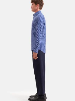Seidensticker Herren Business Hemd - Shaped Fit in blau