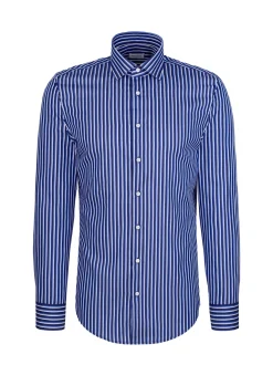 Seidensticker Herren Business Hemd - Shaped Fit in blau