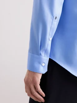 Seidensticker Herren Business Hemd - Slim Fit in blau