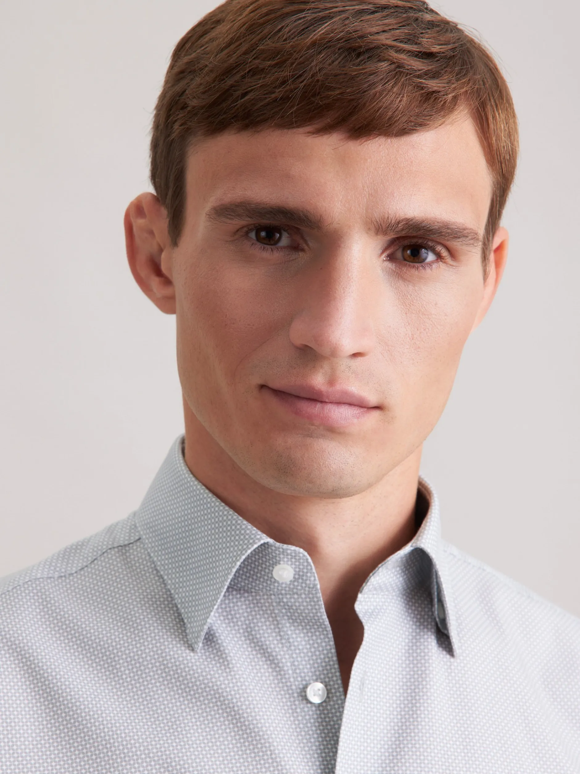 Seidensticker Herren Business Hemd - Regular Fit in grau