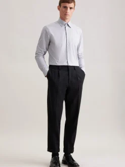 Seidensticker Herren Business Hemd - Regular Fit in grau