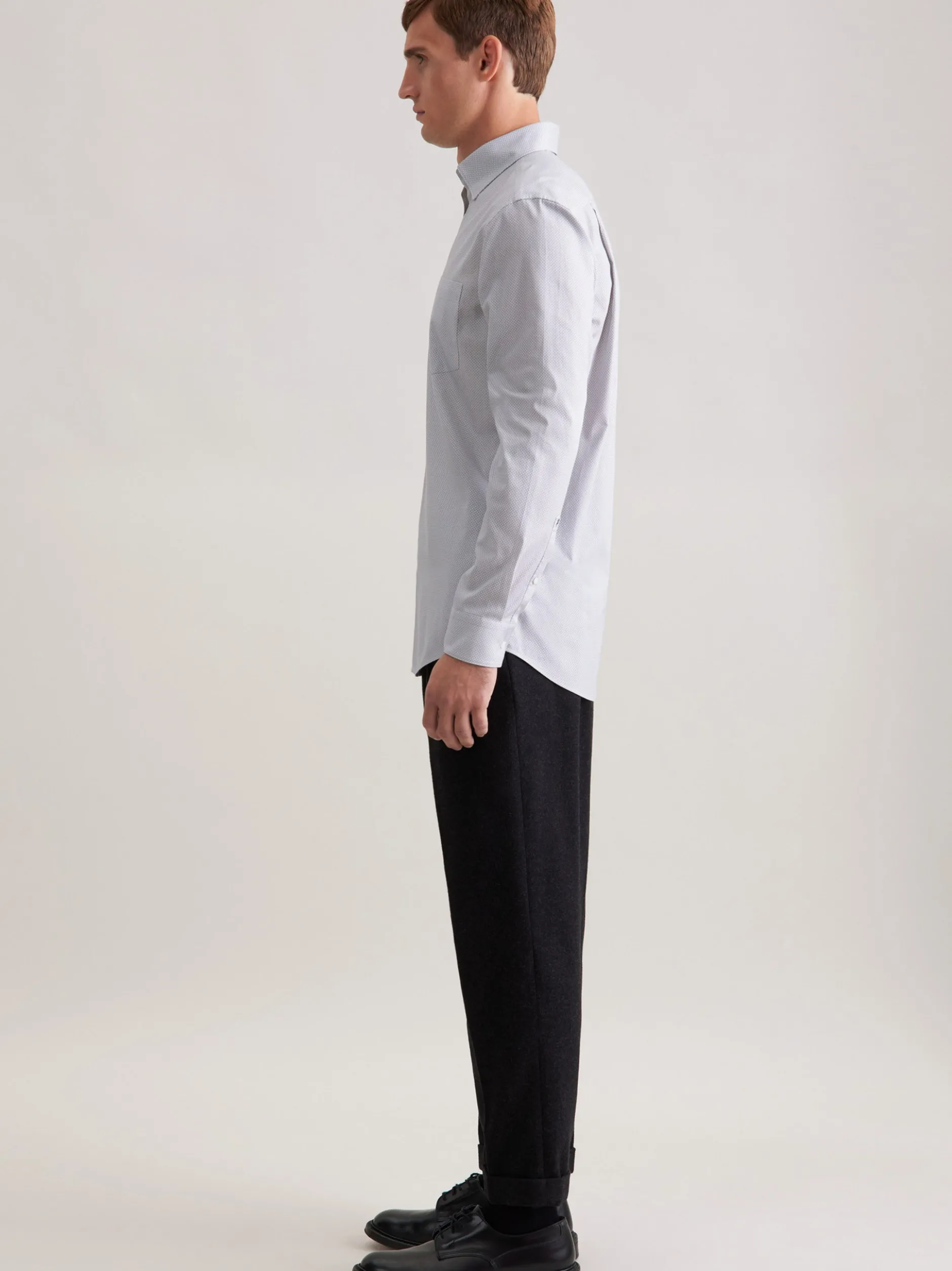 Seidensticker Herren Business Hemd - Regular Fit in grau