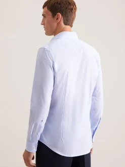 Seidensticker Herren Business Hemd - Slim Fit in hellblau