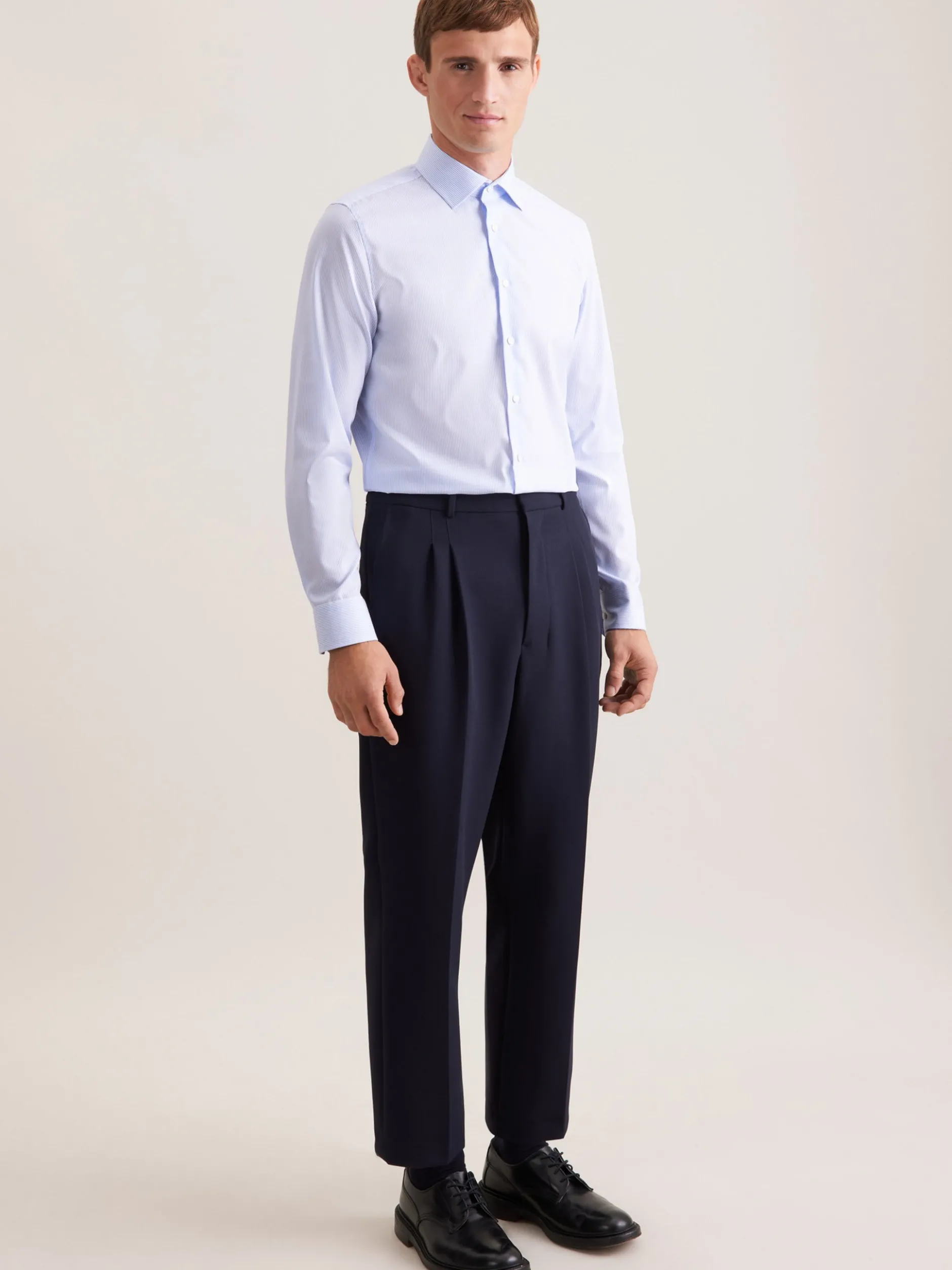 Seidensticker Herren Business Hemd - Slim Fit in hellblau