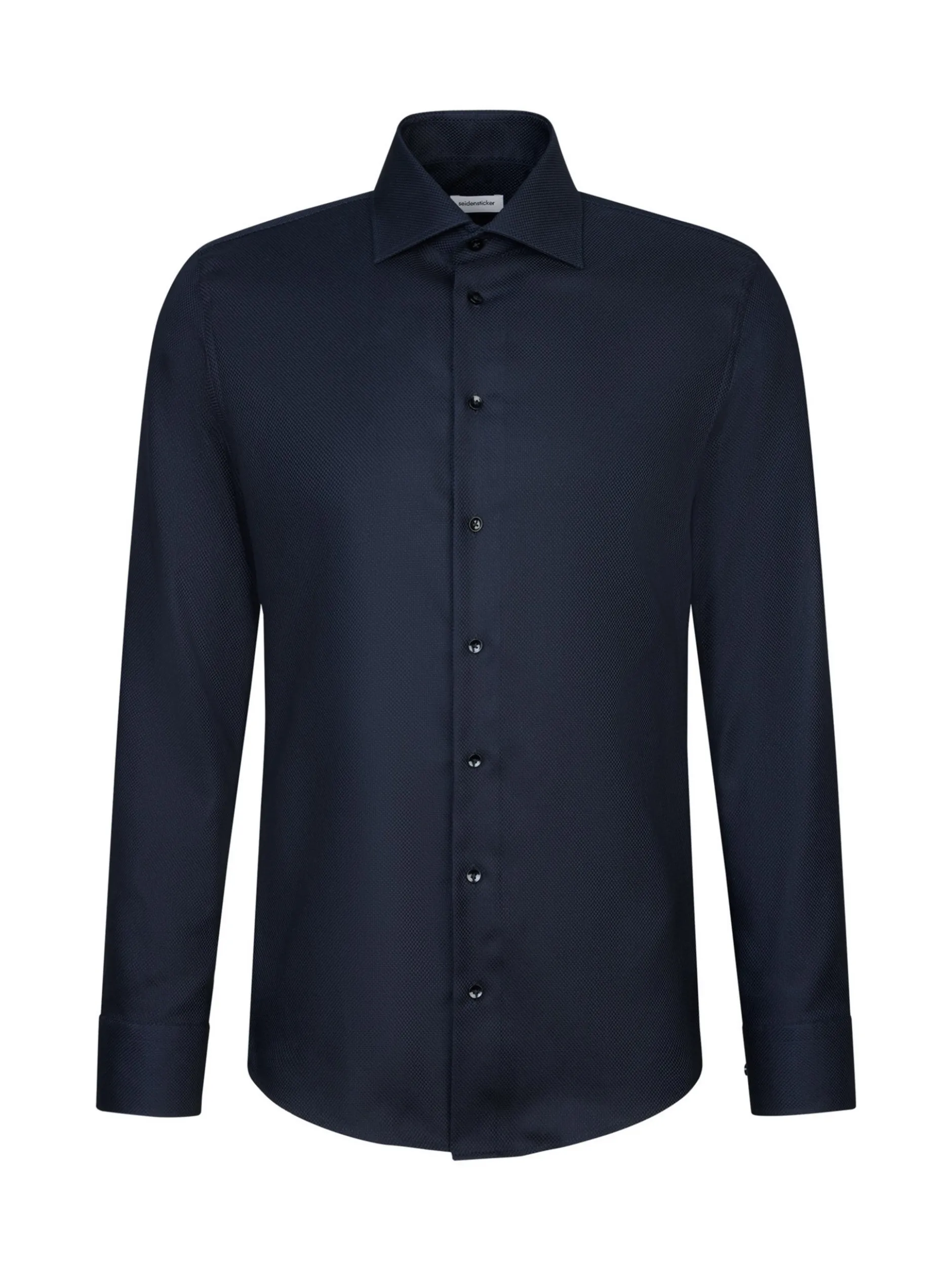 Seidensticker Herren Business Hemd - Shaped Fit in schwarz