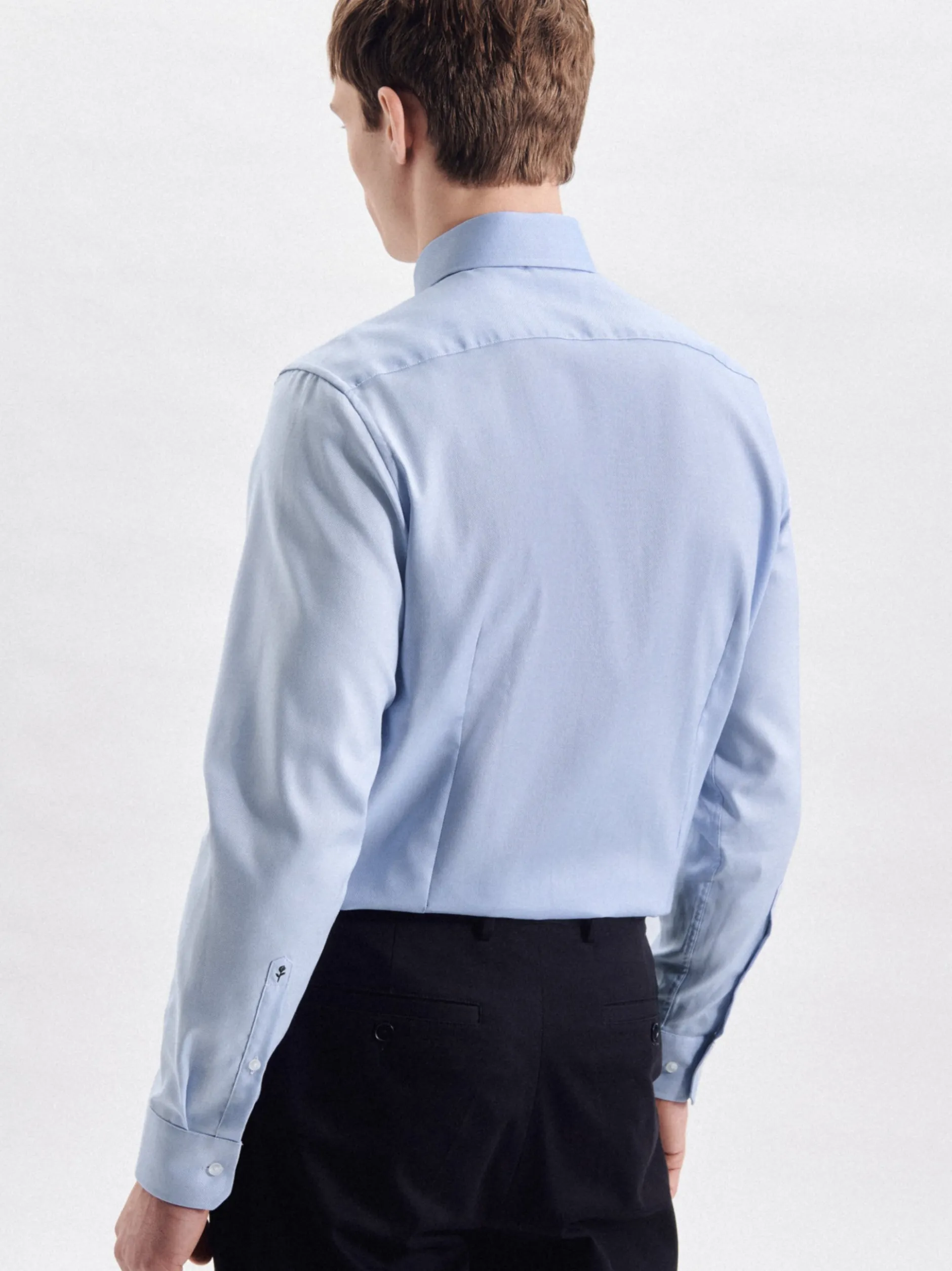 Seidensticker Herren Business Hemd - Slim Fit in hellblau