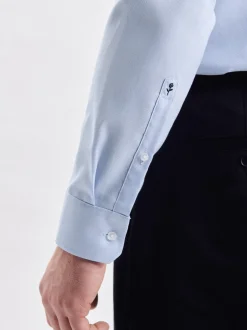 Seidensticker Herren Business Hemd - Slim Fit in hellblau