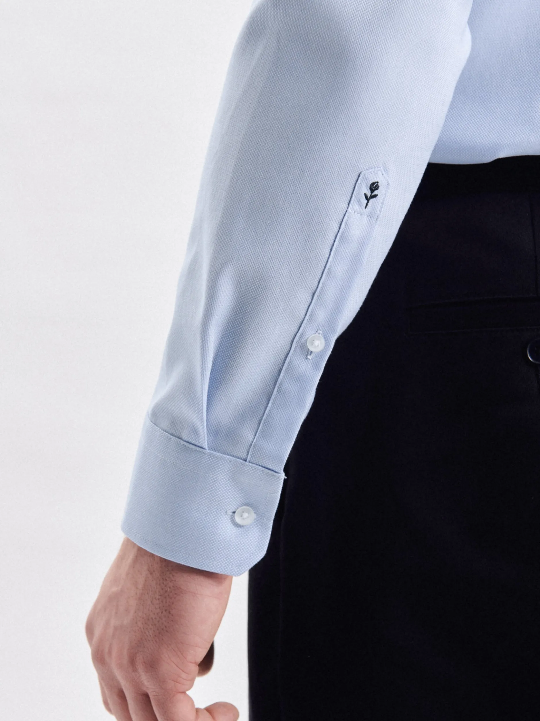 Seidensticker Herren Business Hemd - Slim Fit in hellblau