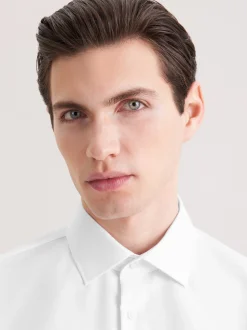 Seidensticker Herren Business Hemd - Shaped Fit in weiß