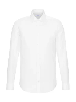 Seidensticker Herren Business Hemd - Shaped Fit in weiß
