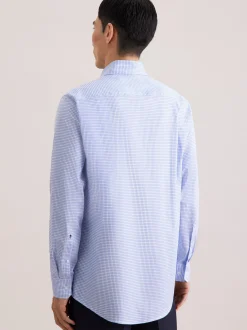 Seidensticker Herren Business Hemd - Regular Fit in blau