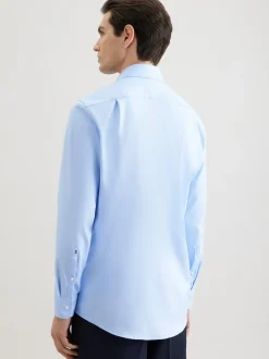 Seidensticker Herren Business Hemd - Regular Fit in blau