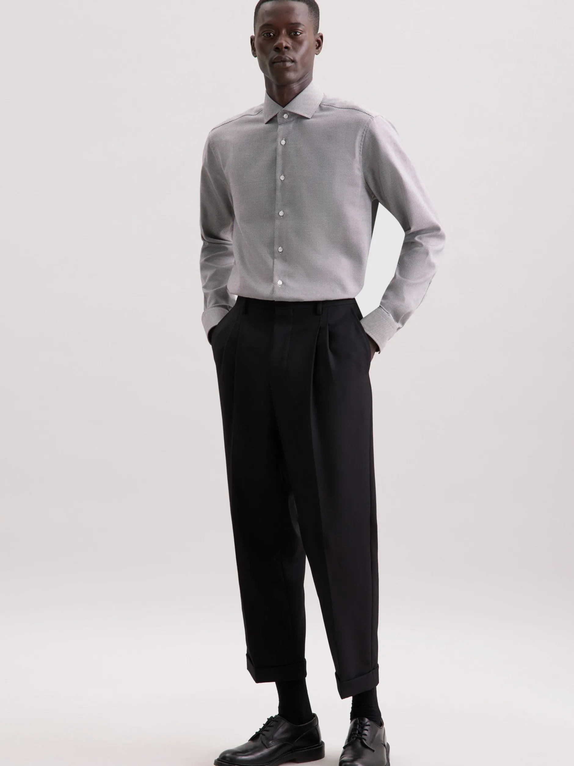 Seidensticker Herren Business Hemd - Regular Fit in braun