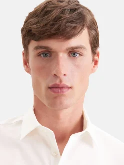Seidensticker Herren Business Hemd - Shaped Fit in ecru