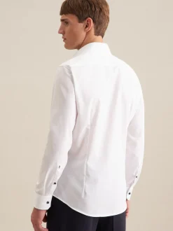 Seidensticker Herren Business Hemd - Shaped Fit in weiß